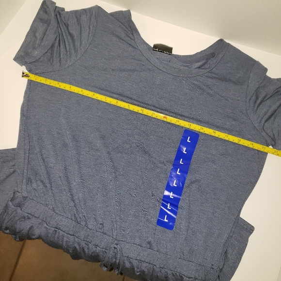 tshirt Dress Elastic Waist comfy blue 32° COOL - Picture 7 of 8